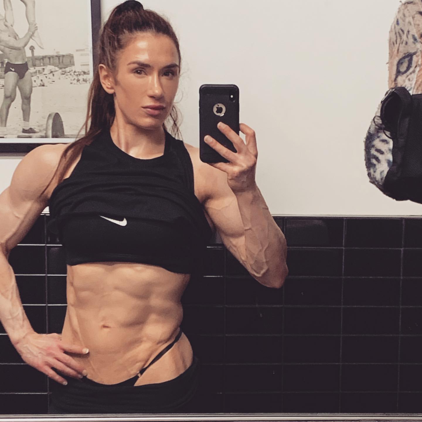 Pauline Nordin is not only a female fitness competitor 